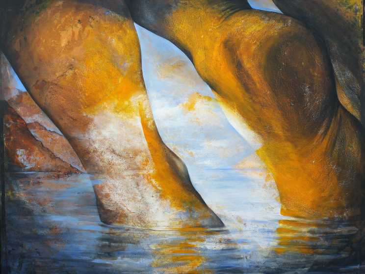 Les pieds dans l'eau